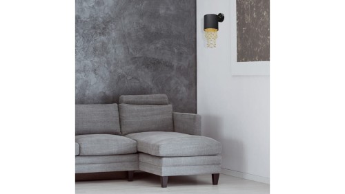 Kinkiet ścienny podwójny FLASH czarny LED 30W barwa neutralna 6626 TK Lighting