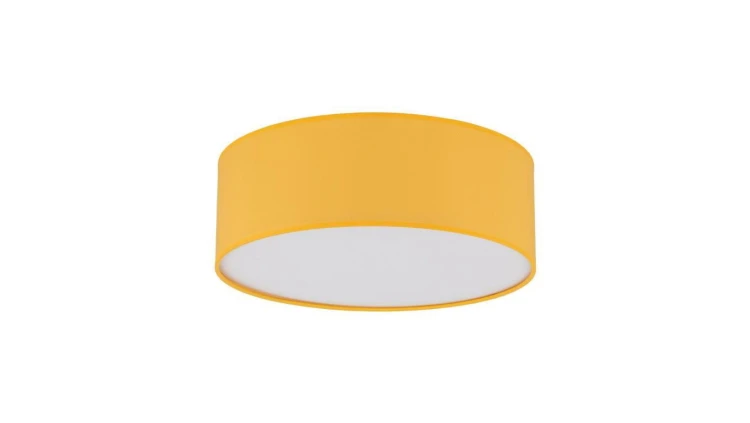 Plafon NICOLA YELLOW, klosz tkanina Ø38 cm na cztery żarówki E27 10154 TK Lighting