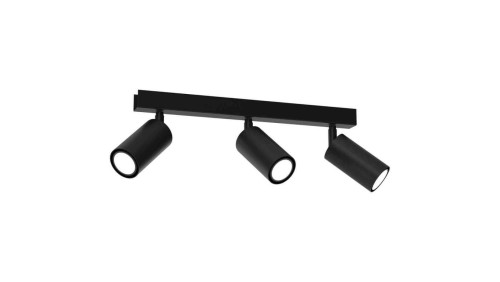 Lampa sufitowa HUDSON BLACK 3xGU10 MLP8796 Milagro