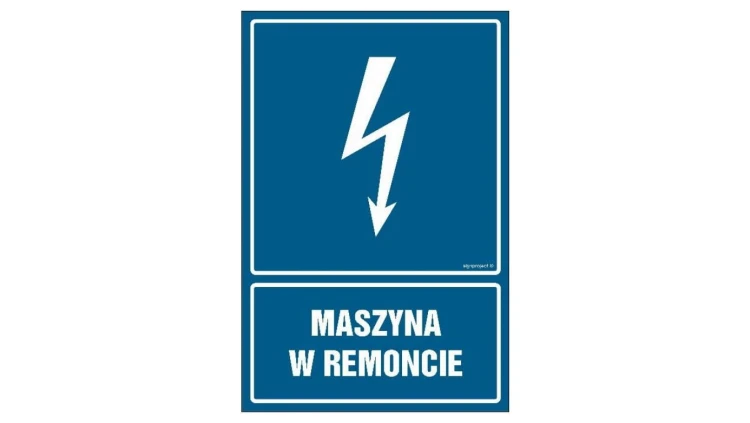 ZNAK - HG028 Wyłącznik oświetlenia 70 x 105 cm PN - Płyta 1mm