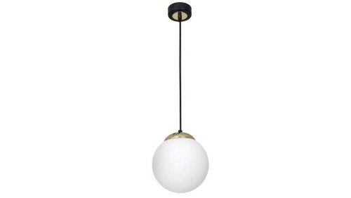 Lampa wisząca SPARTA BLACK / GOLD 1xE27 MLP6495 Milagro