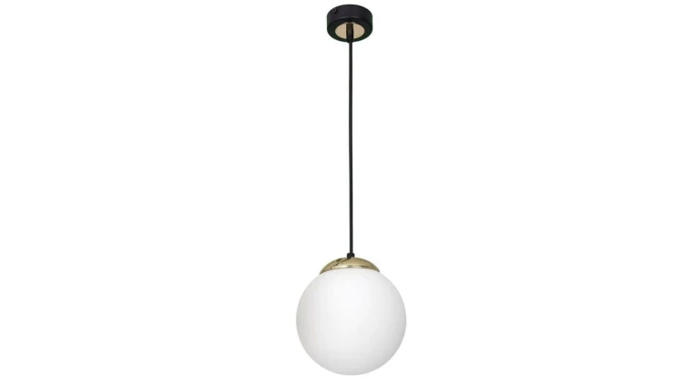 Lampa wisząca SPARTA BLACK / GOLD 1xE27 MLP6495 Milagro