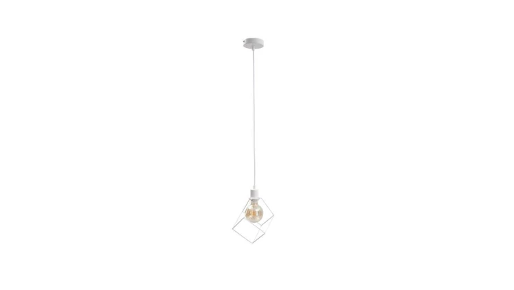 Lampa wisząca loftowa 1xE27 RUBEN WHITE