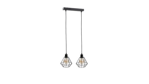 Lampa wisząca loftowa 2xE27 FOSKAL BLACK
