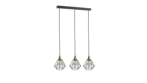 Lampa wisząca loftowa 3xE27 FOSKAL GOLD