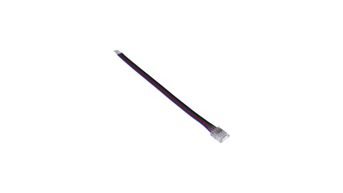 Złączka do taśmy led SMD/RGB kolor 10mm taśma-przewód 15cm