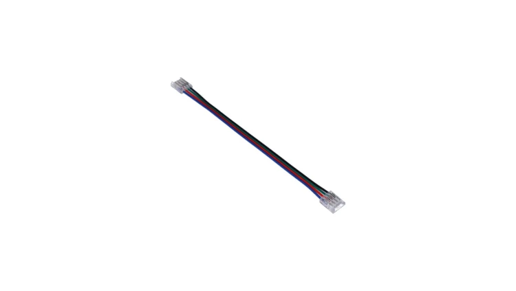 Złączka do taśmy led SMD/RGB kolor 10mm taśma-przewód 15cm-taśma