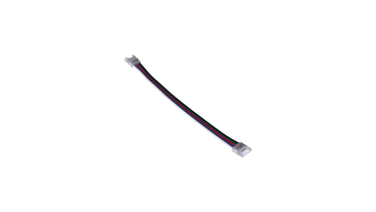Złączka do taśmy led SMD/RGB+W kolor 10mm taśma-przewód 15cm-taśma