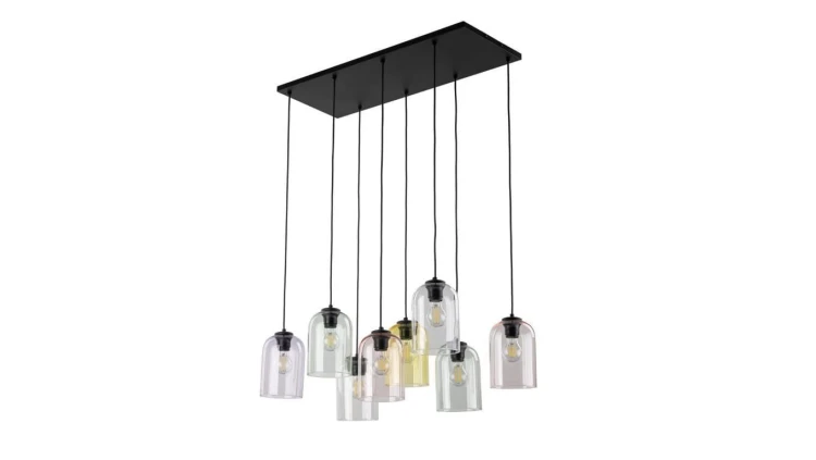 Lampa wisząca ze szklanymi, otwartymi kloszami MOLLY 8 10303 TK Lighting
