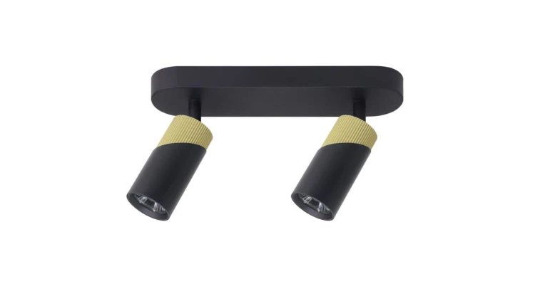 Lampa sufitowa NEO BLACK GOLD 2xGU10 ML0281 Milagro