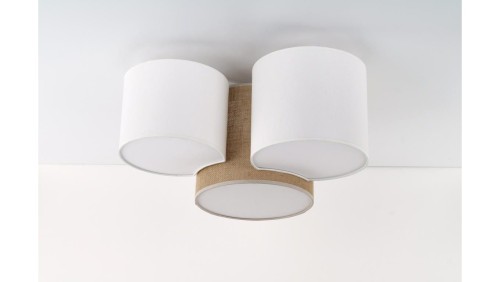 Lampa sufitowa boho z trzema kloszami MONA JUTA na E27 5907 TK Lighting