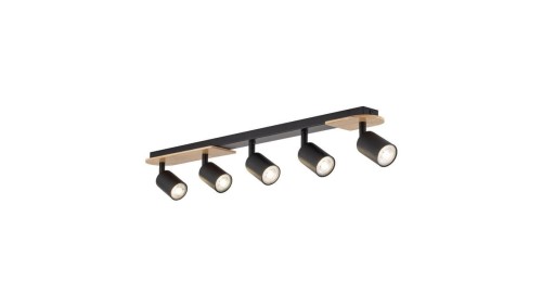 Lampa sufitowa z 5 reflektorkami na GU10 COVER WOOD 5777 TK Lighting