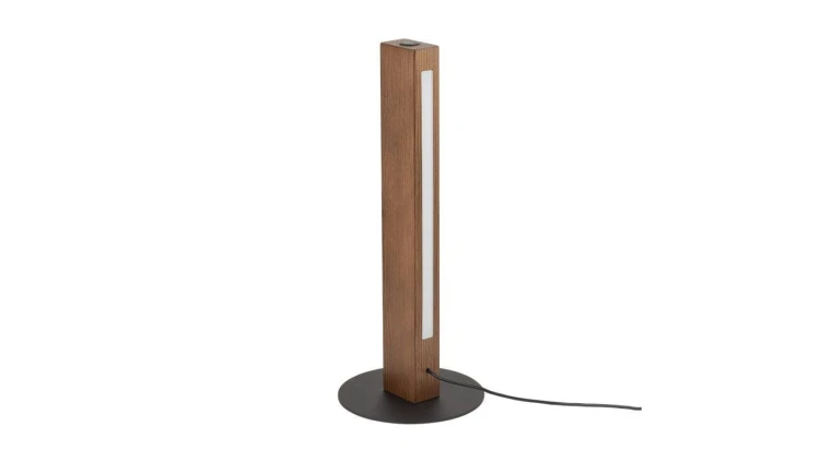 Lampka nocna z drewna 36W LED TEO ORZECH 1411 TK Lighting