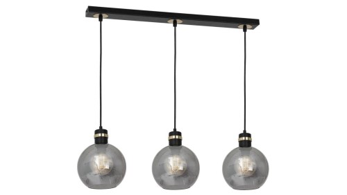 Lampa wisząca OMEGA BLACK / GOLD 3xE27 MLP6531 Milagro