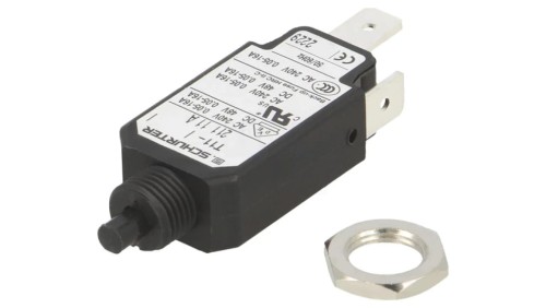 T11-211-11A Wyłącznik nadprądowy Iznam: 11A Uznam: 240VAC 48VDC SPST Bieguny: 1