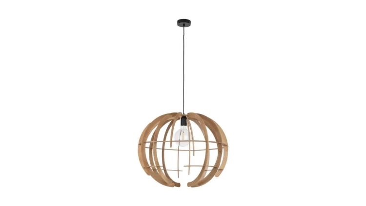 Lampa wisząca z tworzywa i sklejki VENUS WOOD na E27 6888 TK Lighting