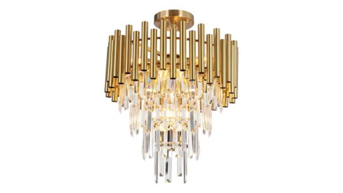 Lampa sufitowa MADISON GOLD 9xE14 ML8806 Milagro