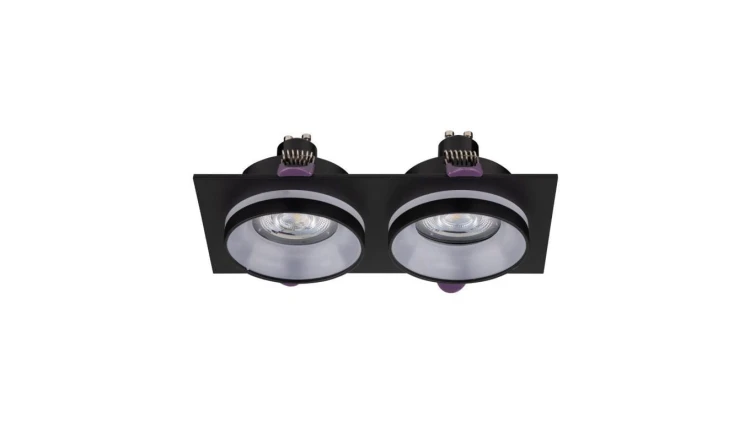 Lampa sufitowa czarna oczko wpuszczane JET BLACK EYE 2* GU 10 6925 TK Lighting