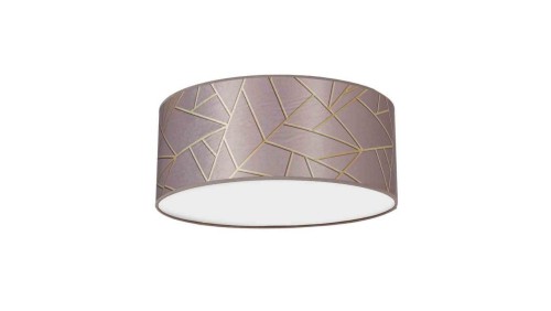 Lampa sufitowa ZIGGY PINK Gold/Pink 2xE27 MLP7585 Milagro