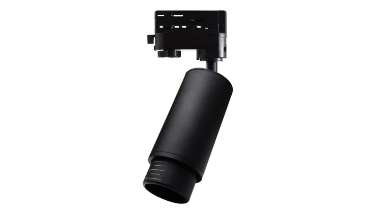 Reflektor MICA BLACK ZOOM track light 1xGU10 - 3 fazowy ML7371 Milagro