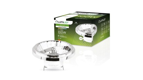 LUMILED LED AR111 AC/DC 12V 15W 4000K G53 SREBRNA