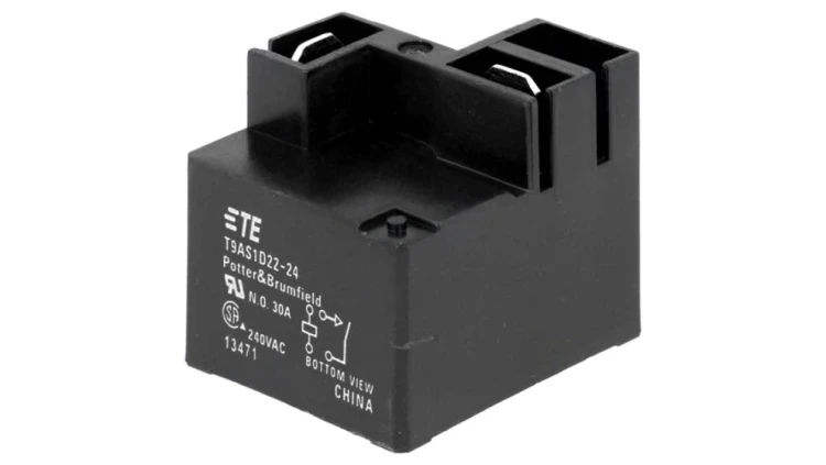 T9AS1D22-24 Przekaźnik elektromagnetyczny SPST-NO Ucewki 24VDC, 30A, PCB