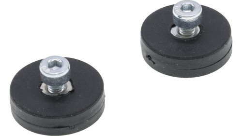 AE000031 Akcesoria do świateł, 2x magnes, Ø22mm, neodymowy, gwint wewnętrzny M4, guma