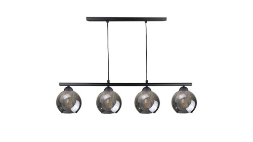 Lampa wisząca nowoczesna 4xE27 MINOR BLACK LONG