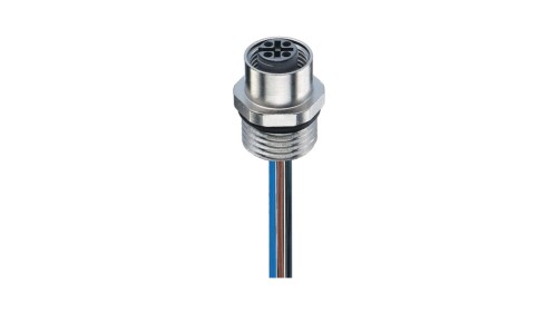 Złącze panelowe FIXCON/M12 żeńskie 5-pinowe montaż przedni gwint od strony obudowy M16x1.5 RKFM 5/2 M