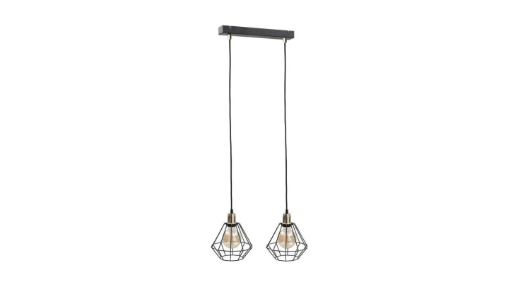 Lampa wisząca loftowa 2xE27 FOSKAL GOLD