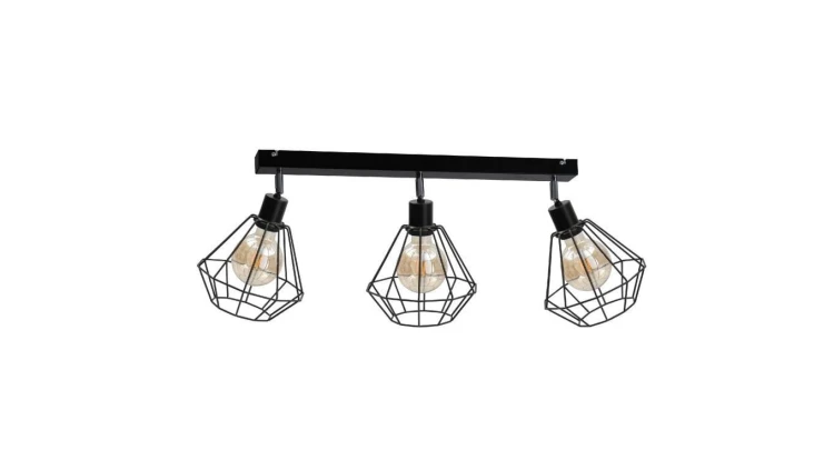 Spot loftowy 3xE27 FOSKAL BLACK