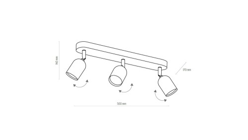 Latarnia ogrodowa VASCO czarna, trzy klosze w stylu klasycznym IP44 K-7007A2/3N CZARNY Kaja Lighting