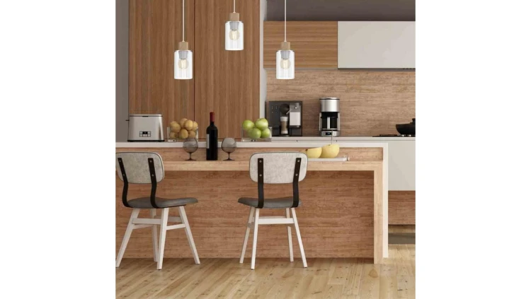 Kinkiet ścienny VOX czarny z reflektorkiem i szklanym białym kloszem, dwa włączniki 10148 TK Lighting