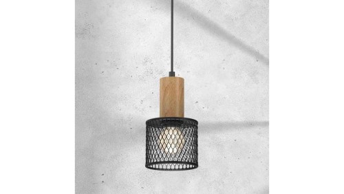 Lampka nocna MIKI BEIGE do sypialni w stylu skandynawskim, szklany klosz na G9 16038 TK Lighting
