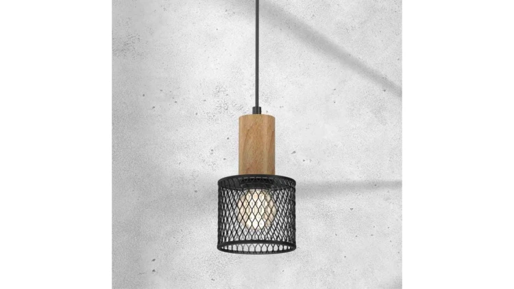 Lampka nocna MIKI BEIGE do sypialni w stylu skandynawskim, szklany klosz na G9 16038 TK Lighting