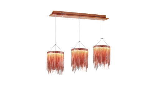 LAMPA WISZĄCA CASCATA COPPER 54W LED ML3799 Milagro