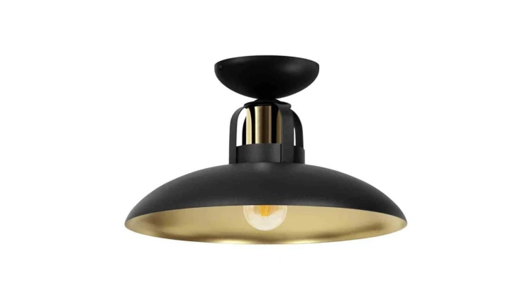Lampa sufitowa FELIX BLACK/GOLD 1xE27 MLP8905 Milagro