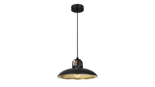 Lampa wisząca FELIX BLACK/GOLD 1xE27 MLP8906 Milagro