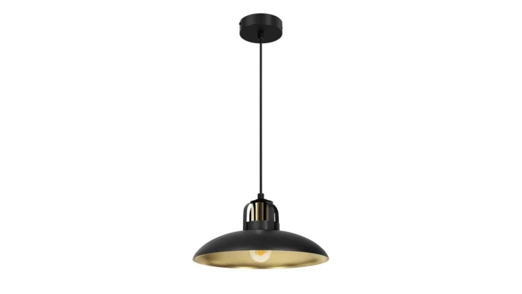 Lampa wisząca FELIX BLACK/GOLD 1xE27 MLP8906 Milagro