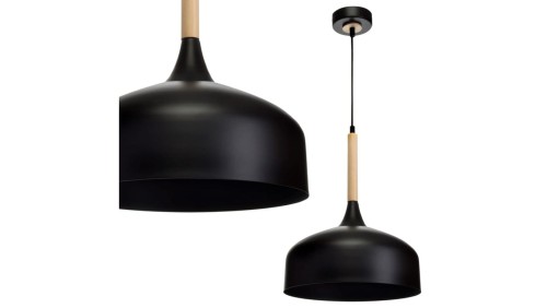 Lampa wisząca DELTA z bursztynowym szklanym kloszem, ma E14 K-5160 Kaja Lighting
