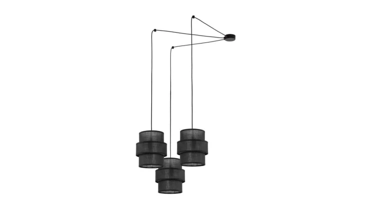 Lampa wisząca nowoczesna czarna 3xE27 CALISTO 5976 TK Lighting