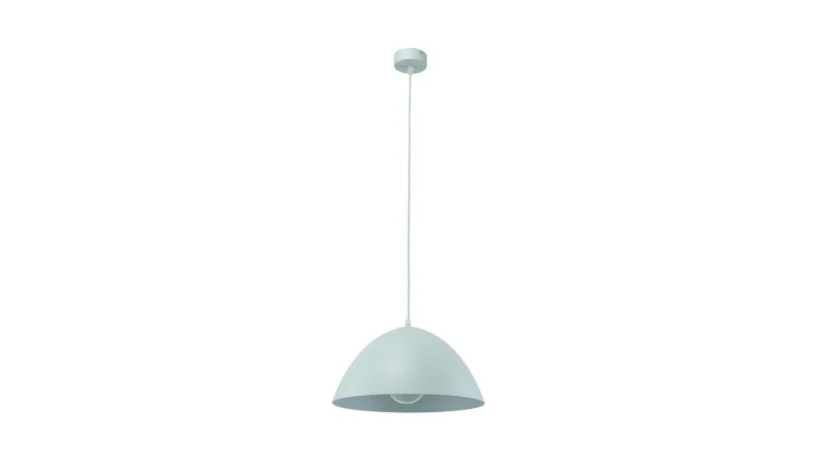 Lampa wisząca zielona kopuła 34cm średnicy FARO 1xE27 861 TK Lighting