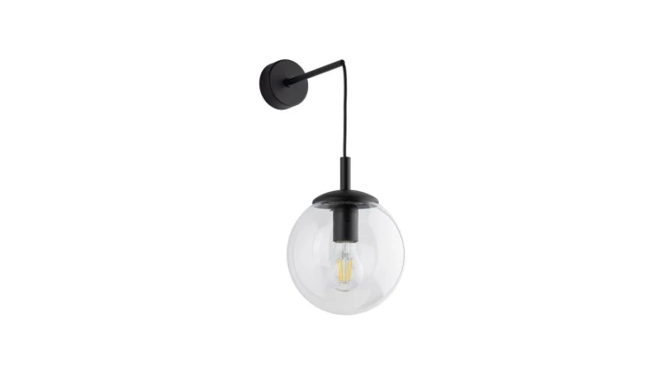 Kinkiet ze szklanym, transparentnym kloszem ESME 1xE27 5387 TK Lighting