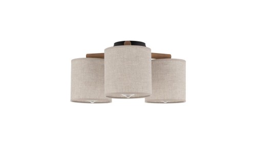 Lampa sufitowa DEVA kolor Czarny / jasne drewno 6865 TK Lighting
