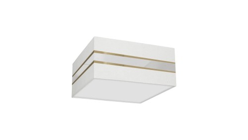 Lampa sufitowa Kwadrat ULTIMO WHITE 2xE27 40cm MLP7347 Milagro