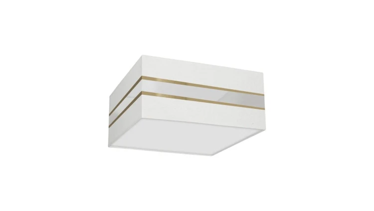 Lampa sufitowa Kwadrat ULTIMO WHITE 2xE27 40cm MLP7347 Milagro