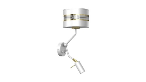 Kinkiet ULTIMO WHITE 1xE27 1x mini GU10 MLP7346 Milagro