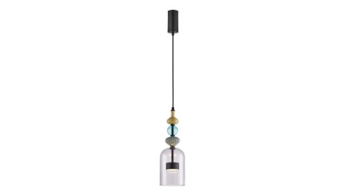 Lampa wisząca ARTE 12W LED śr. 13cm czarna ML0360 Milagro