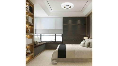 Kinkiet ścienny FLASH WOOD SOSNA LED 30W, barwa neutralna, czarne aluminium 6411 TK Lighting