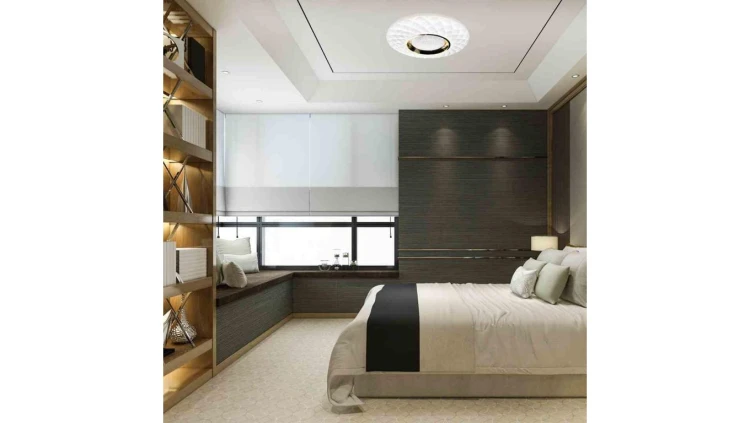 Kinkiet ścienny FLASH WOOD SOSNA LED 30W, barwa neutralna, czarne aluminium 6411 TK Lighting